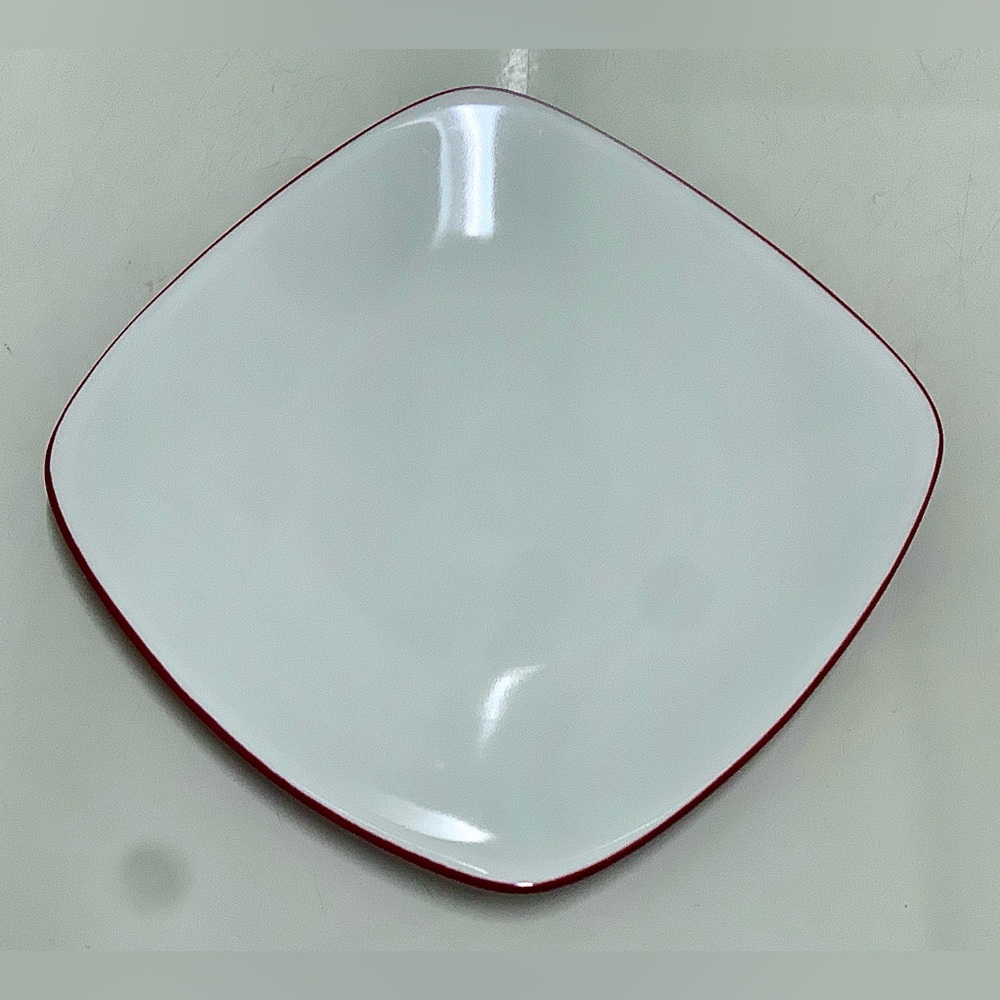 Noritake Raspberry Colorwave Two Tone Square Salad Plate - Picture 9 of 13